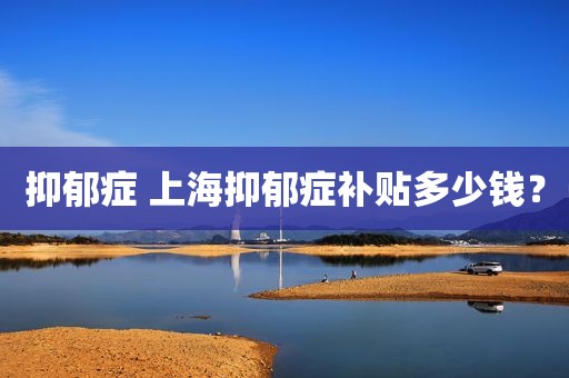 抑郁症 上海抑郁症补贴多少钱？
