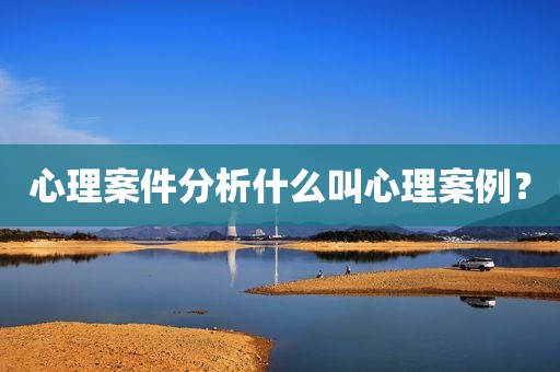 心理案件分析什么叫心理案例？