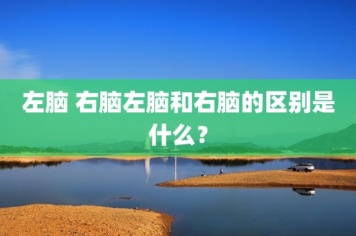 左脑 右脑左脑和右脑的区别是什么？