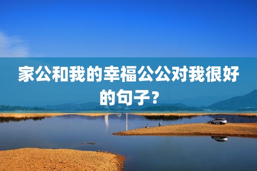 家公和我的幸福公公对我很好的句子？