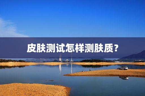 皮肤测试怎样测肤质？