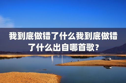 我到底做错了什么我到底做错了什么出自哪首歌？