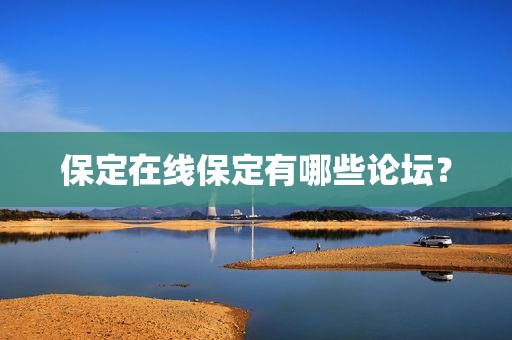 保定在线保定有哪些论坛？
