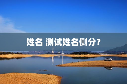 姓名 测试姓名侧分？
