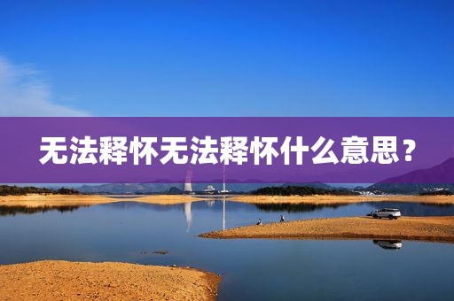 无法释怀无法释怀什么意思？