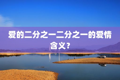 爱的二分之一二分之一的爱情含义？