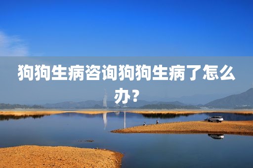 狗狗生病咨询狗狗生病了怎么办？