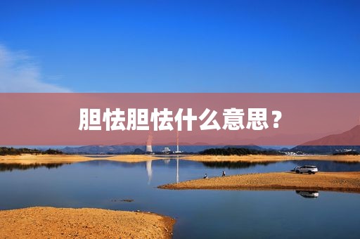 胆怯胆怯什么意思？