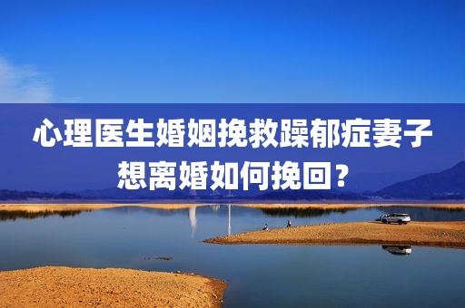 心理医生婚姻挽救躁郁症妻子想离婚如何挽回？