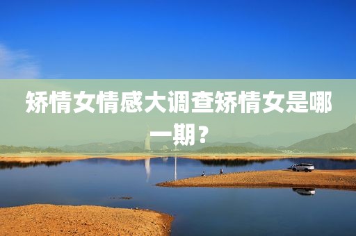 矫情女情感大调查矫情女是哪一期？