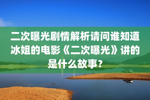二次曝光剧情解析请问谁知道冰姐的电影《二次曝光》讲的是什么故事？
