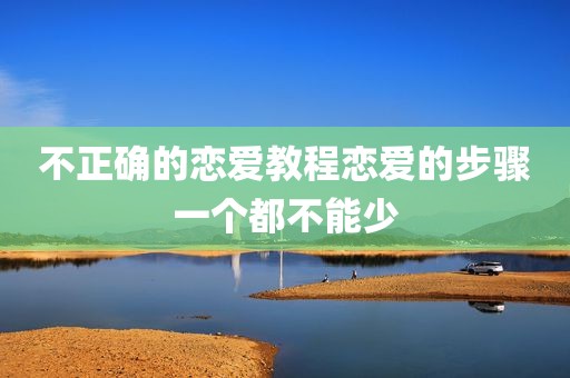 不正确的恋爱教程恋爱的步骤一个都不能少