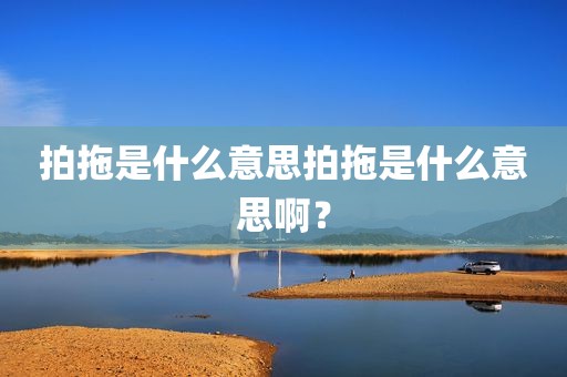 拍拖是什么意思拍拖是什么意思啊？