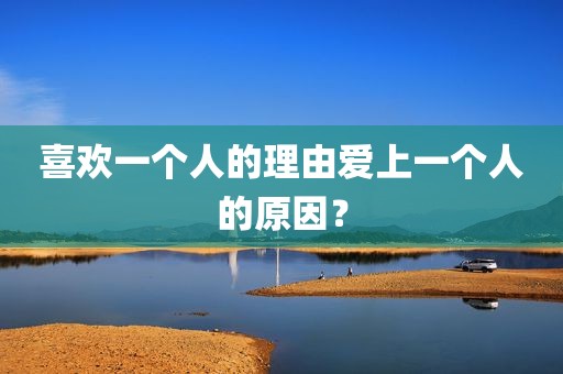 喜欢一个人的理由爱上一个人的原因？