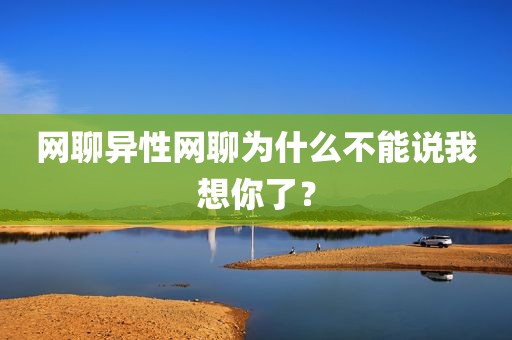 网聊异性网聊为什么不能说我想你了？
