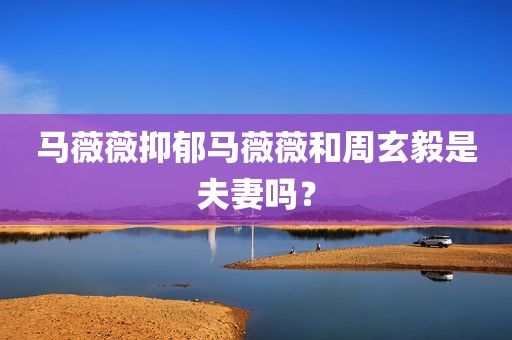 马薇薇抑郁马薇薇和周玄毅是夫妻吗？