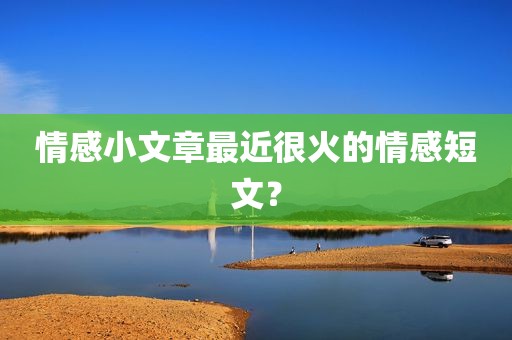 情感小文章最近很火的情感短文？