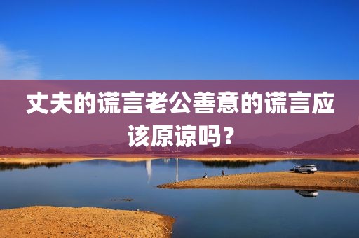 丈夫的谎言老公善意的谎言应该原谅吗？