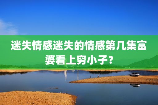 迷失情感迷失的情感第几集富婆看上穷小子？