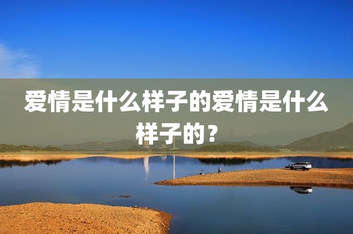 爱情是什么样子的爱情是什么样子的？