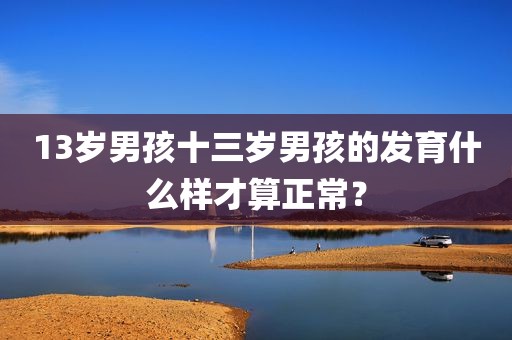 13岁男孩十三岁男孩的发育什么样才算正常？