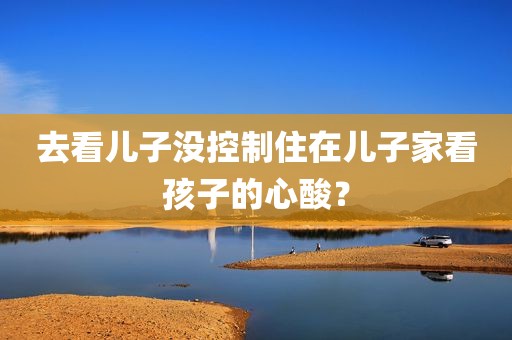去看儿子没控制住在儿子家看孩子的心酸？
