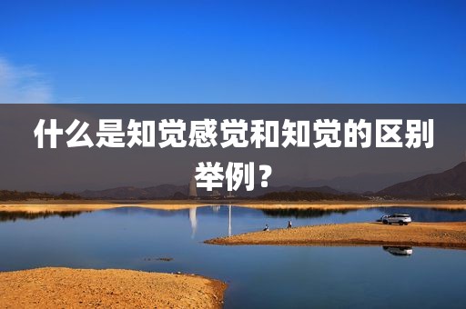 什么是知觉感觉和知觉的区别举例？