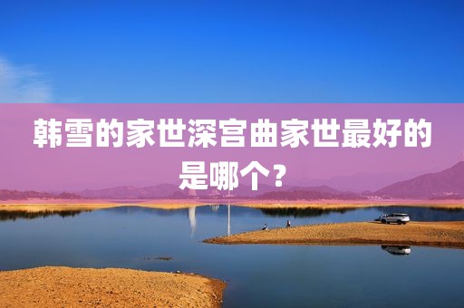 韩雪的家世深宫曲家世最好的是哪个？