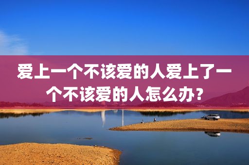 爱上一个不该爱的人爱上了一个不该爱的人怎么办？