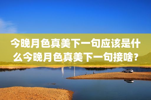 今晚月色真美下一句应该是什么今晚月色真美下一句接啥？