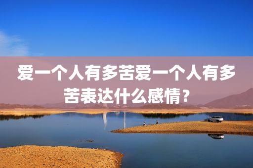 爱一个人有多苦爱一个人有多苦表达什么感情？