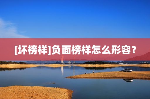 [坏榜样]负面榜样怎么形容？