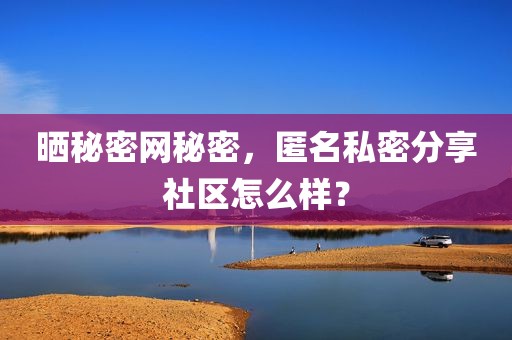晒秘密网秘密，匿名私密分享社区怎么样？