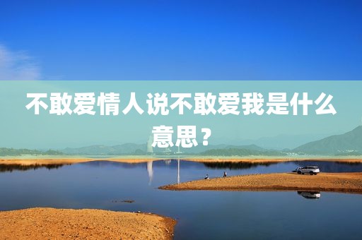 不敢爱情人说不敢爱我是什么意思？