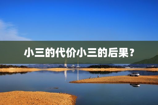 小三的代价小三的后果？
