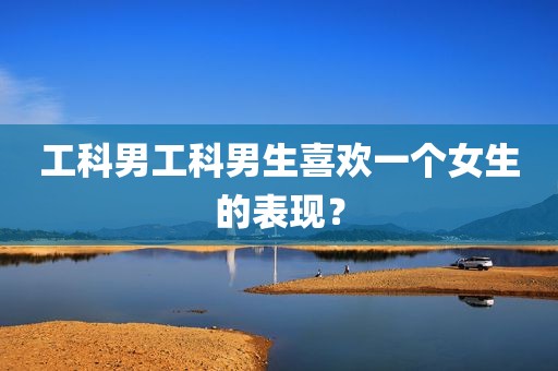 工科男工科男生喜欢一个女生的表现？