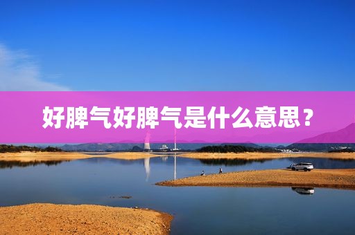 好脾气好脾气是什么意思？