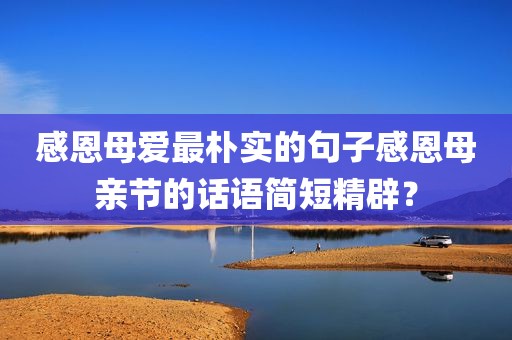 感恩母爱最朴实的句子感恩母亲节的话语简短精辟？