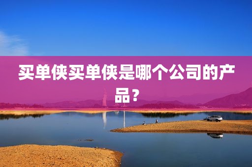 买单侠买单侠是哪个公司的产品？