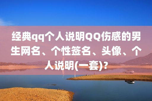 经典qq个人说明QQ伤感的男生网名、个性签名、头像、个人说明(一套)？
