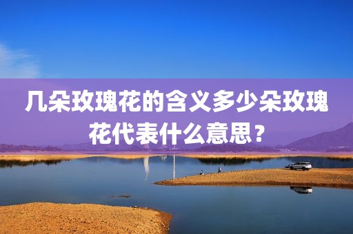 几朵玫瑰花的含义多少朵玫瑰花代表什么意思？