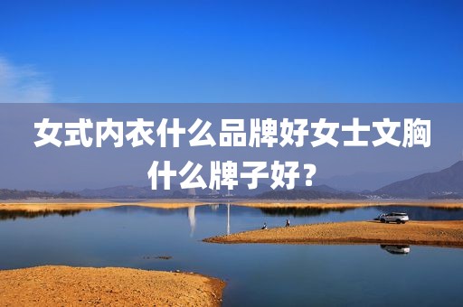 女式内衣什么品牌好女士文胸什么牌子好？