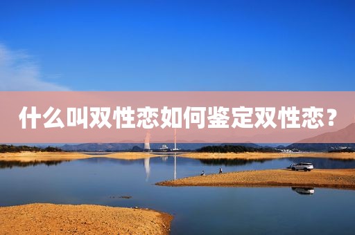 什么叫双性恋如何鉴定双性恋？