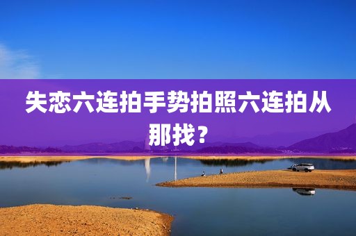 失恋六连拍手势拍照六连拍从那找？