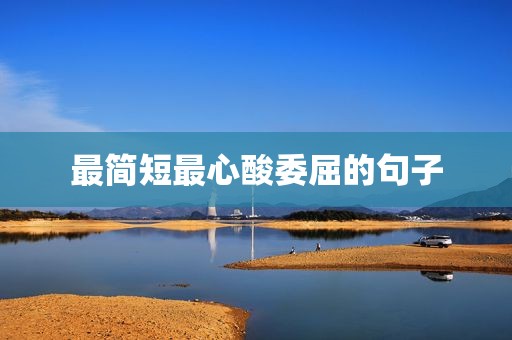 最简短最心酸委屈的句子