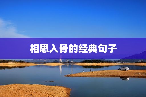 相思入骨的经典句子