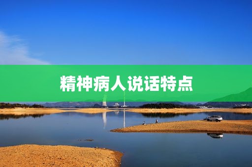 精神病人说话特点
