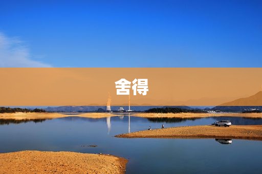 舍得