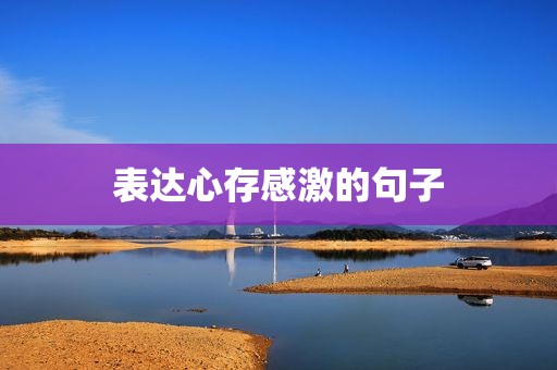 表达心存感激的句子