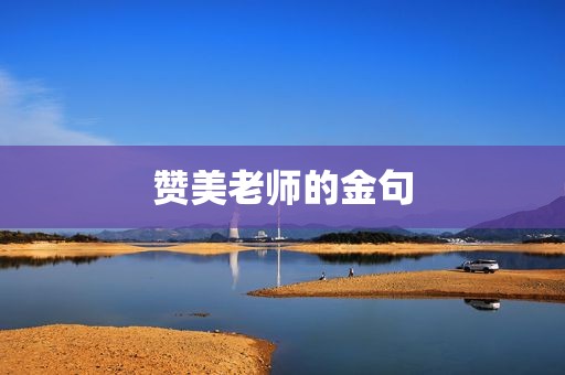 赞美老师的金句